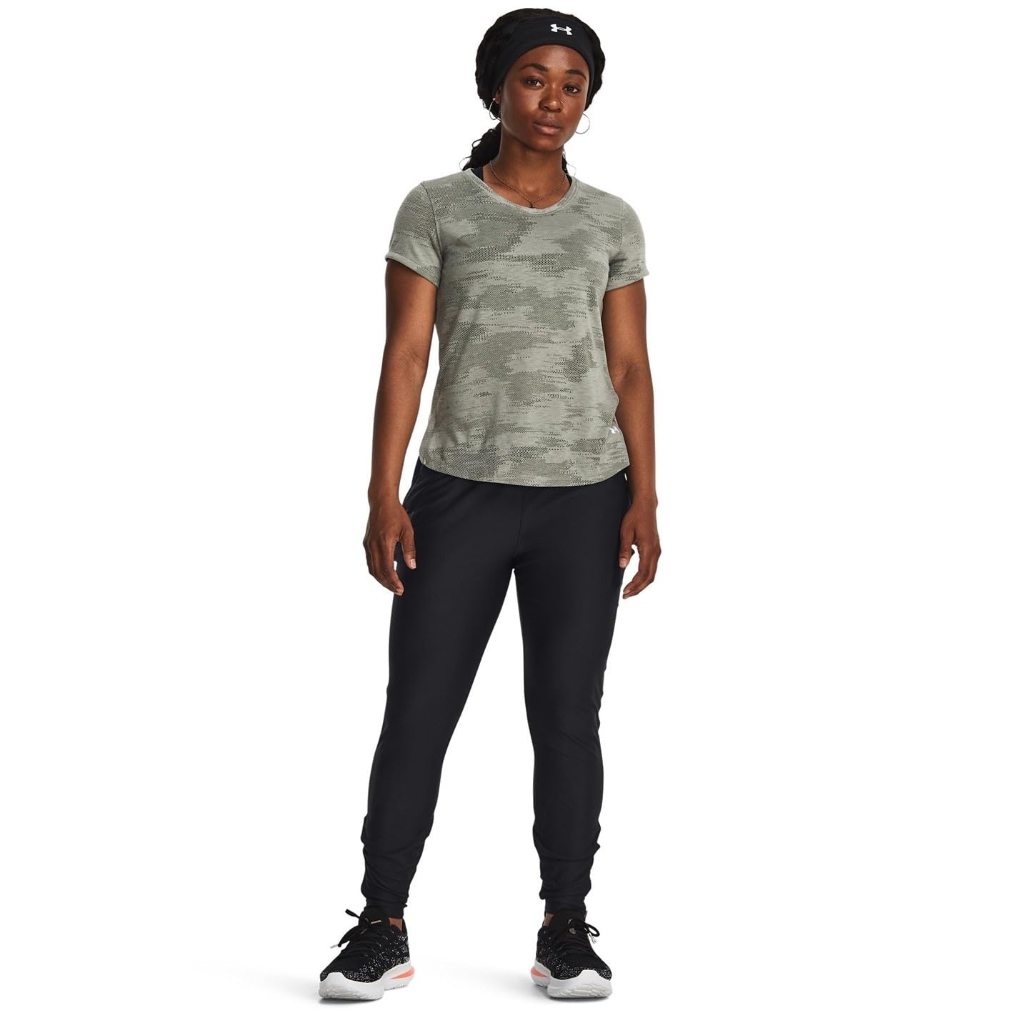 Under Armour Damen Qualifier Elite Pants Laufbekleidung Laufhose Black - Schwarz L