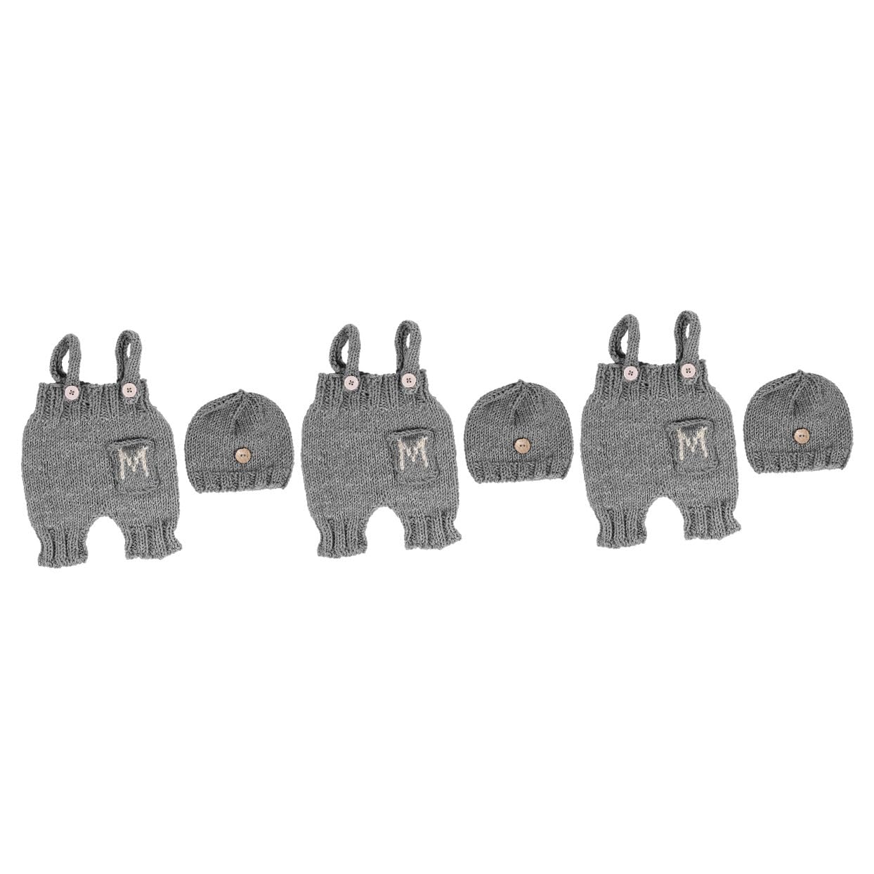 Holibanna Tirantes Recién Nacidos Traje De Fotografía Recién Nacido Niño Ropa De Recién Nacido Accesorios Para Sesión De Fotos De Bebé Ropa De Bebes Material De Algodón De Leche Grey