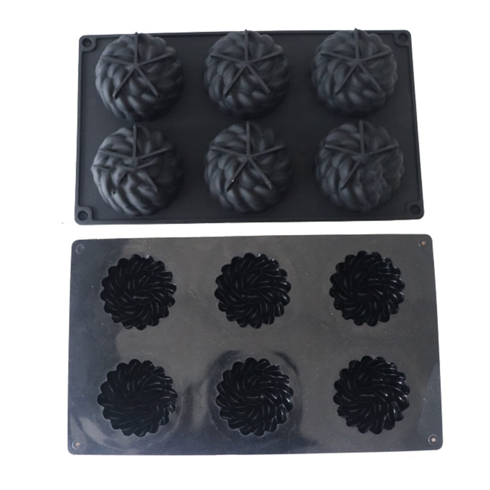Flower Silicone Molds | Chocolate Molds for Fondant, Cake, Mold and More,Flower 6 Cavity 3D Silicone Cake Decorations, Jelly, Cupcake, Chocolate and Molds Liangyan