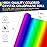 PerkHomy Colored Cellophane Wrap Roll 16 x 100\' 3 Mil Thick Cellophane For Gift Basket Treats Goodie Wrapping Craft Flower Bouquet Plastic (Rainbow, 100ft (16in Width))