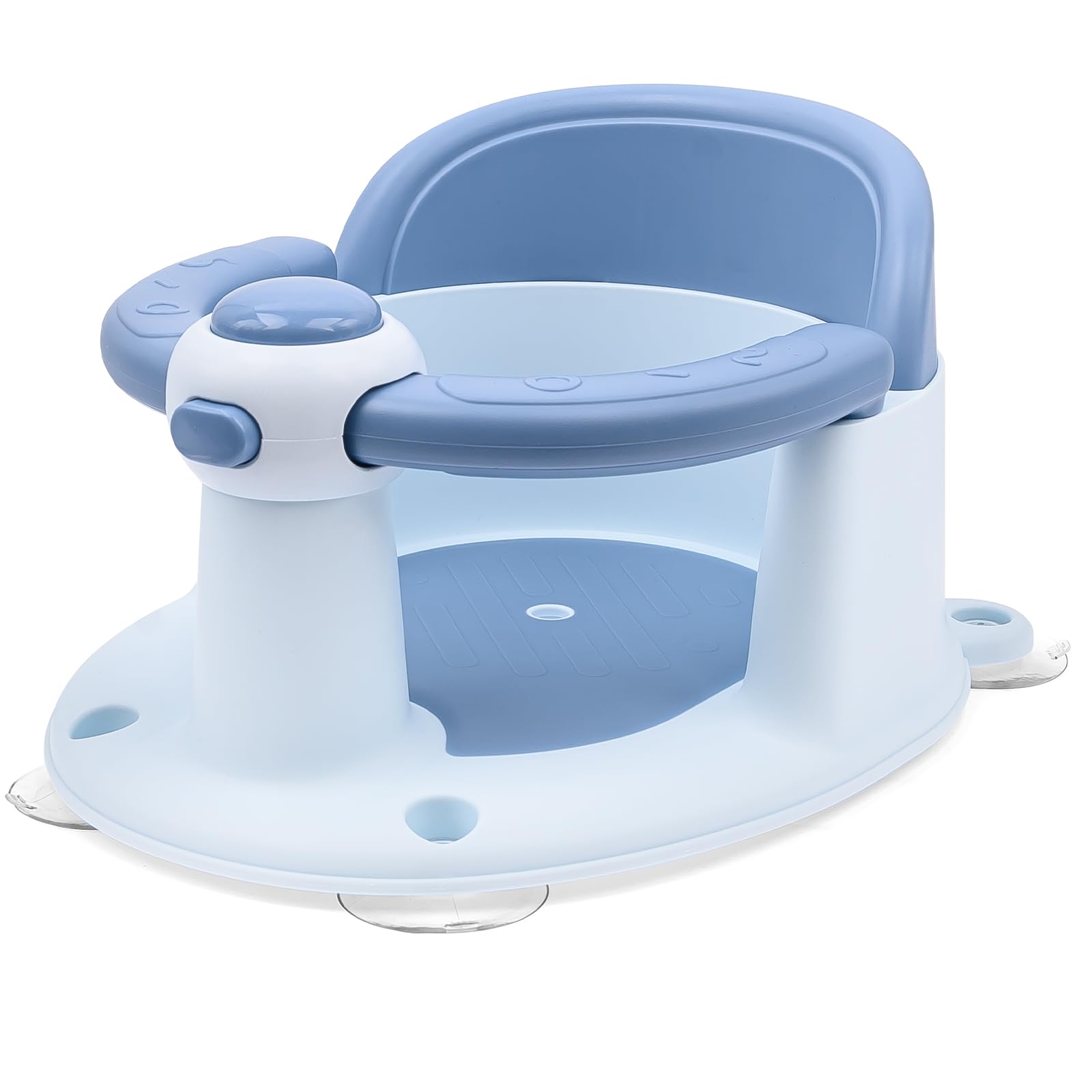 Baby Bath Seat for Babies Months Up, Non-Slip Toddler Sitting Up  Bathtub Seats, Open Design Infant Bath Tub Chair with Suction Cups for  Shower