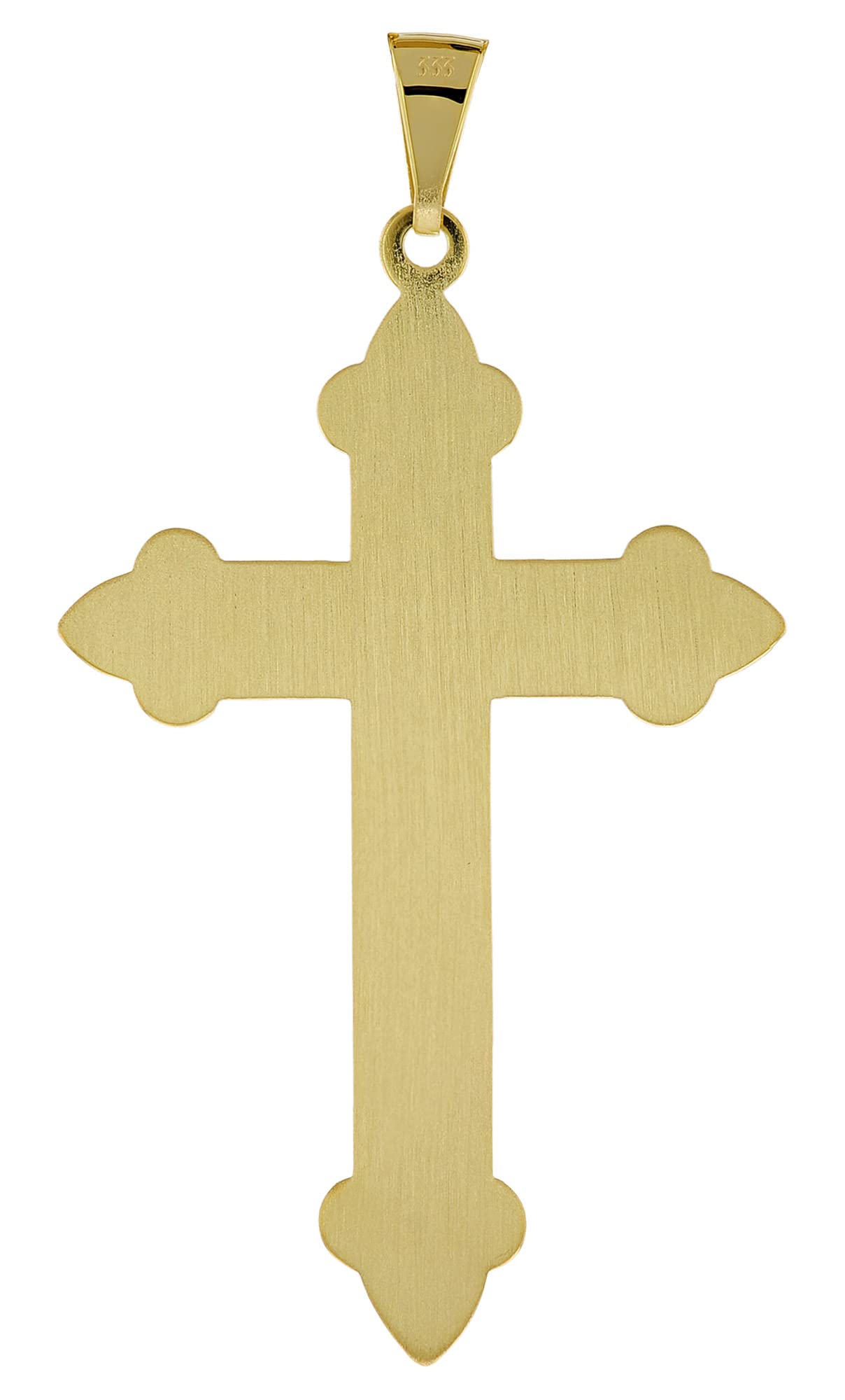 trendor Kreuz-Anhänger Gold 333 (8 Karat) 50 x 33 mm 51996