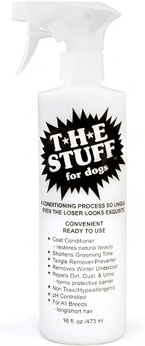 The Stuff Acondicionador para perros de 16 onzas listo para usar