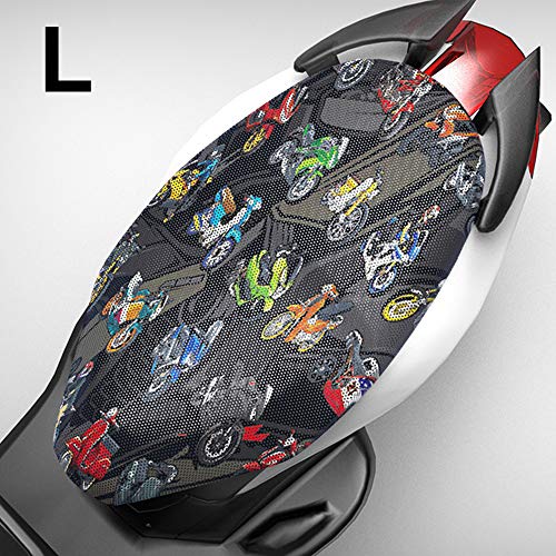 KKmoon Funda para Asiento Moto,Cubierta de 3D Malla Fresca para Asiento Cojín...