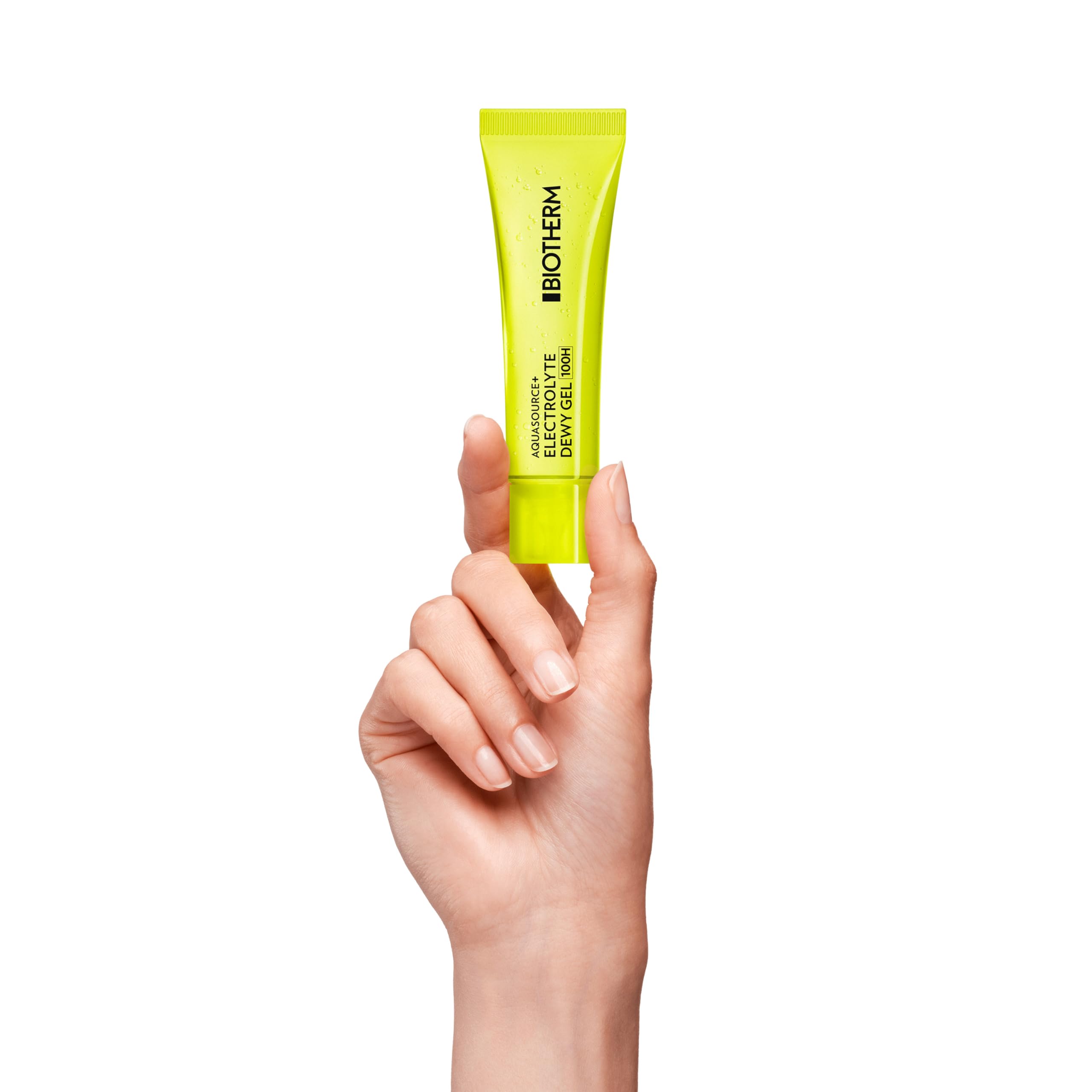 Biotherm, Aquasource+ Electrolyte Dewy Gel 100H, gel hidratante con mix de electrolitos y Hyalu B3, Fórmula sin alcohol para una hidratación intensa, Piel radiante y más rellena, 30 ml