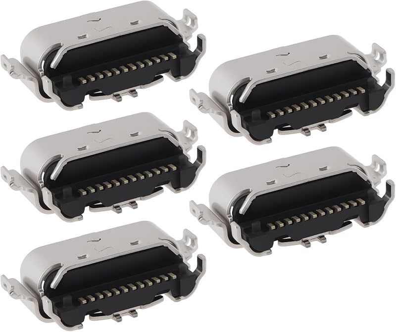 The Lord of the Tools 5pcs Type-C USB Charging Port Compatible with Verizon TCL Tab 8 9048S