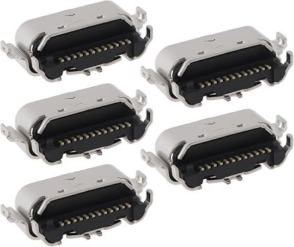The Lord of the Tools 5pcs Type-C USB Charging Port Compatible with Verizon TCL Tab 8 9048S