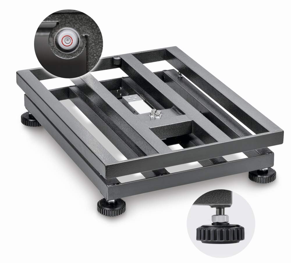 Kern EOC 60K-3L - Báscula de paquete (indicador fino, con dispositivo de evaluación flip/flop, rango de pesaje: 30 kg/60 kg, legibilidad: 1 g/2 g, placa de pesaje: acero inoxidable