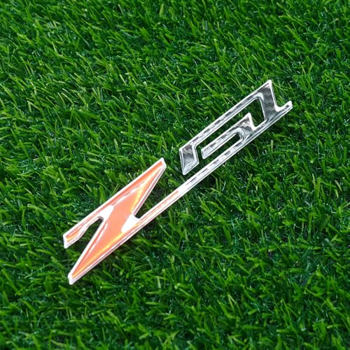 Image of Hood Door Tailgate Trunk Badge Nameplate Emblem Replacement for Z51 1Pc (Chrome Outline Carbon Fiber Look)