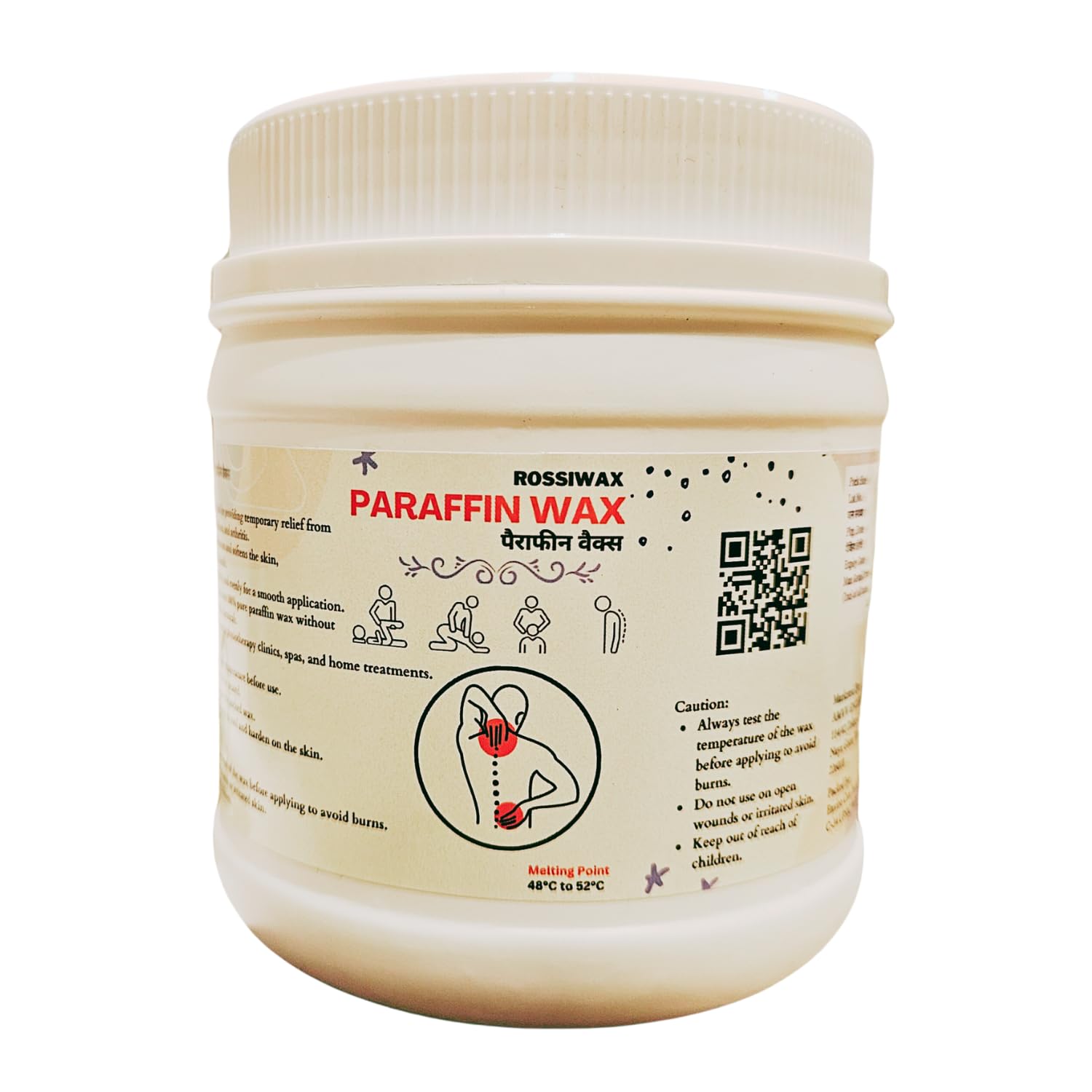 Rossify Paraffin Wax for Physiotherapy - 400 Grams | Wax for Therapeutic Treatments (B0D5WFFDXN) Amazon Price History, Amazon Price Tracker