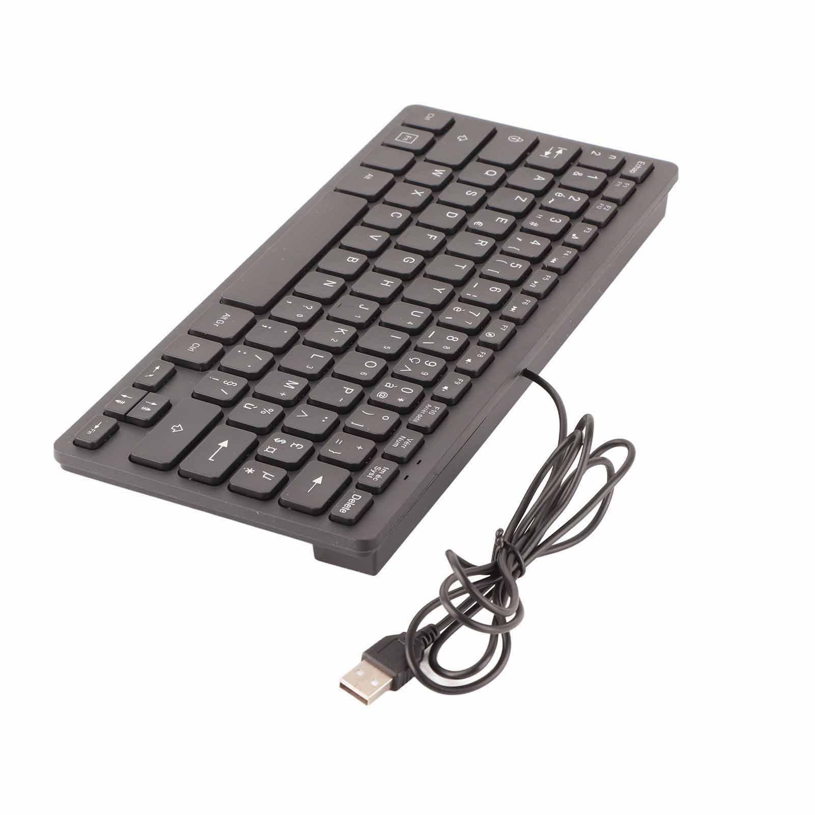Juego De Teclado Y Mouse Inalámbrico De 2.4 G Con 78 Teclas USB, Teclas Delgadas Grabadas, Botón