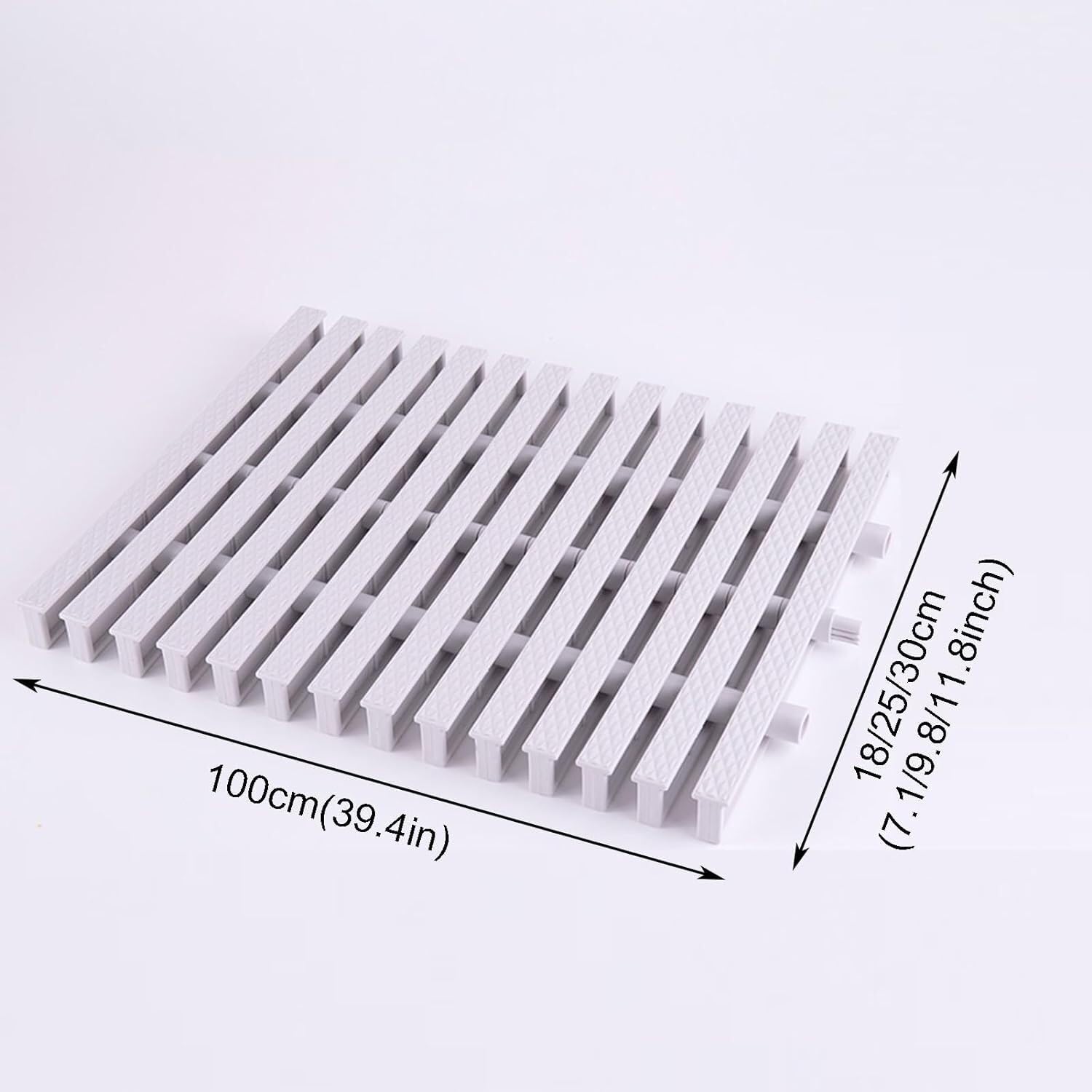 Modulo griglia Piscina Bordo Griglia di scarico for piscina, griglia di scarico a canale flessibile, griglia di drenaggio for uscita interna/esterna Scarico Acqua piovana a Pavimento terrazzo(