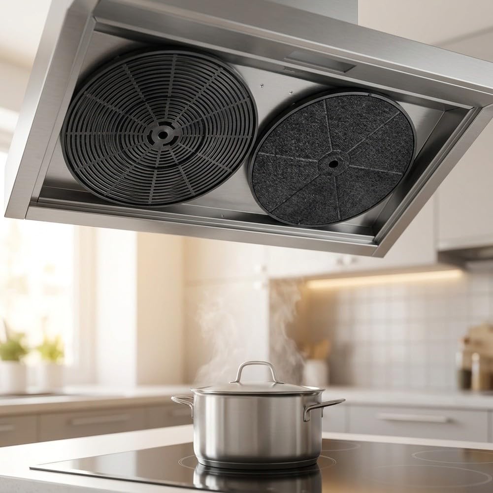 Fauhapyway para filtro Recambios Campana Cocina 16cm Plástico para filtro