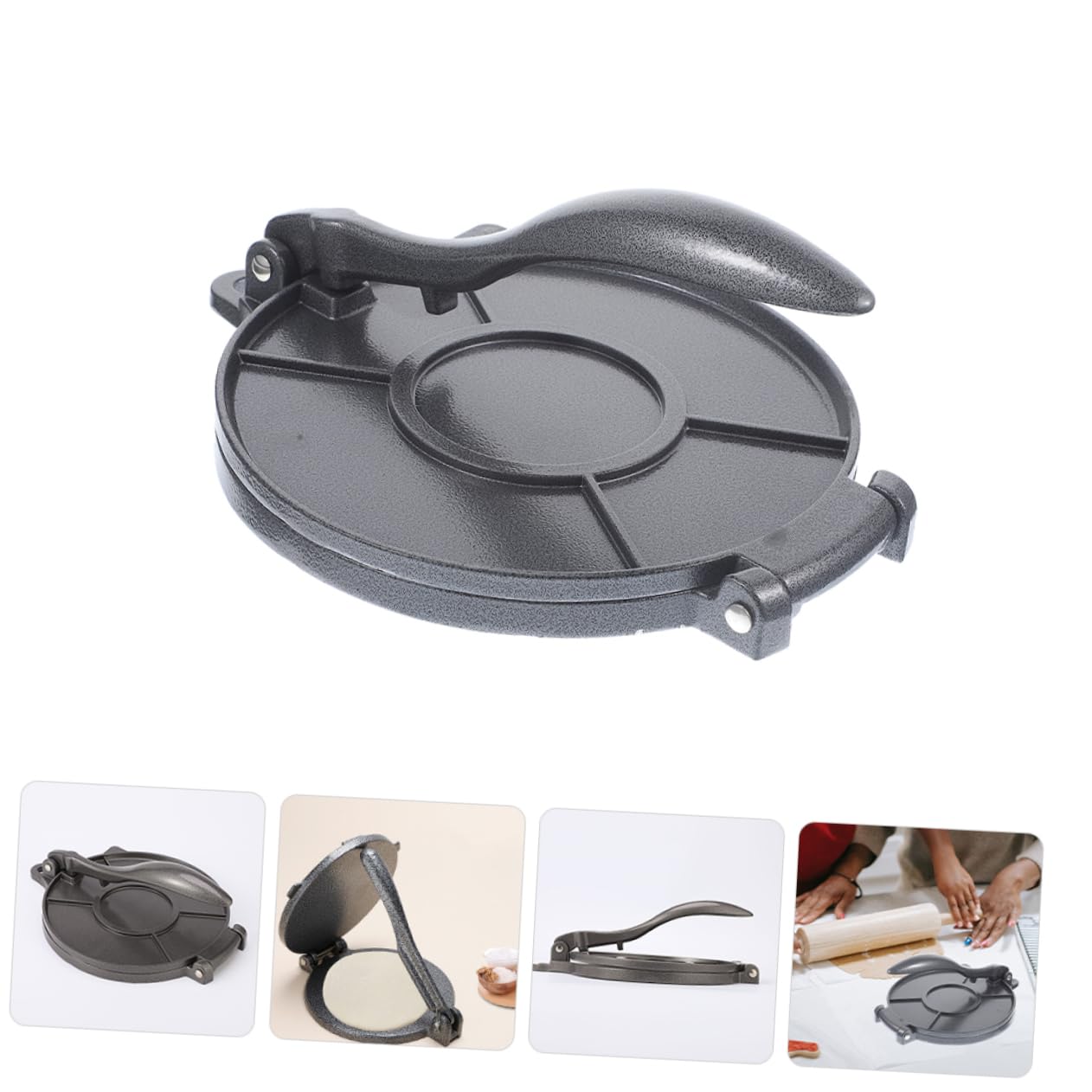 CIYODO Heavy Duty Tortilla Maker Press Flour Tortilla Press Tool for Corn and Pancakes Kitchen Essential for Home and Restaurant Cooking