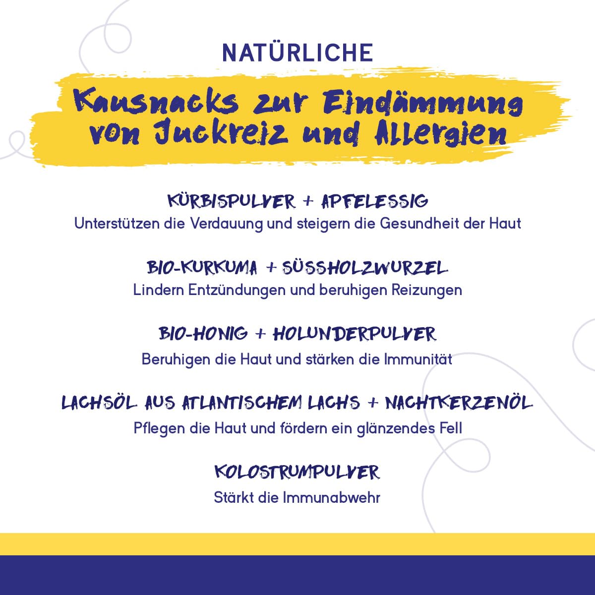 PupGrade Juckreiz und Allergie für Hunde – Hautgesundheit & Immununterstützung mit Atlantischem Lachsöl – Hilft bei Juckreiz – 30 Weiche Kausnacks