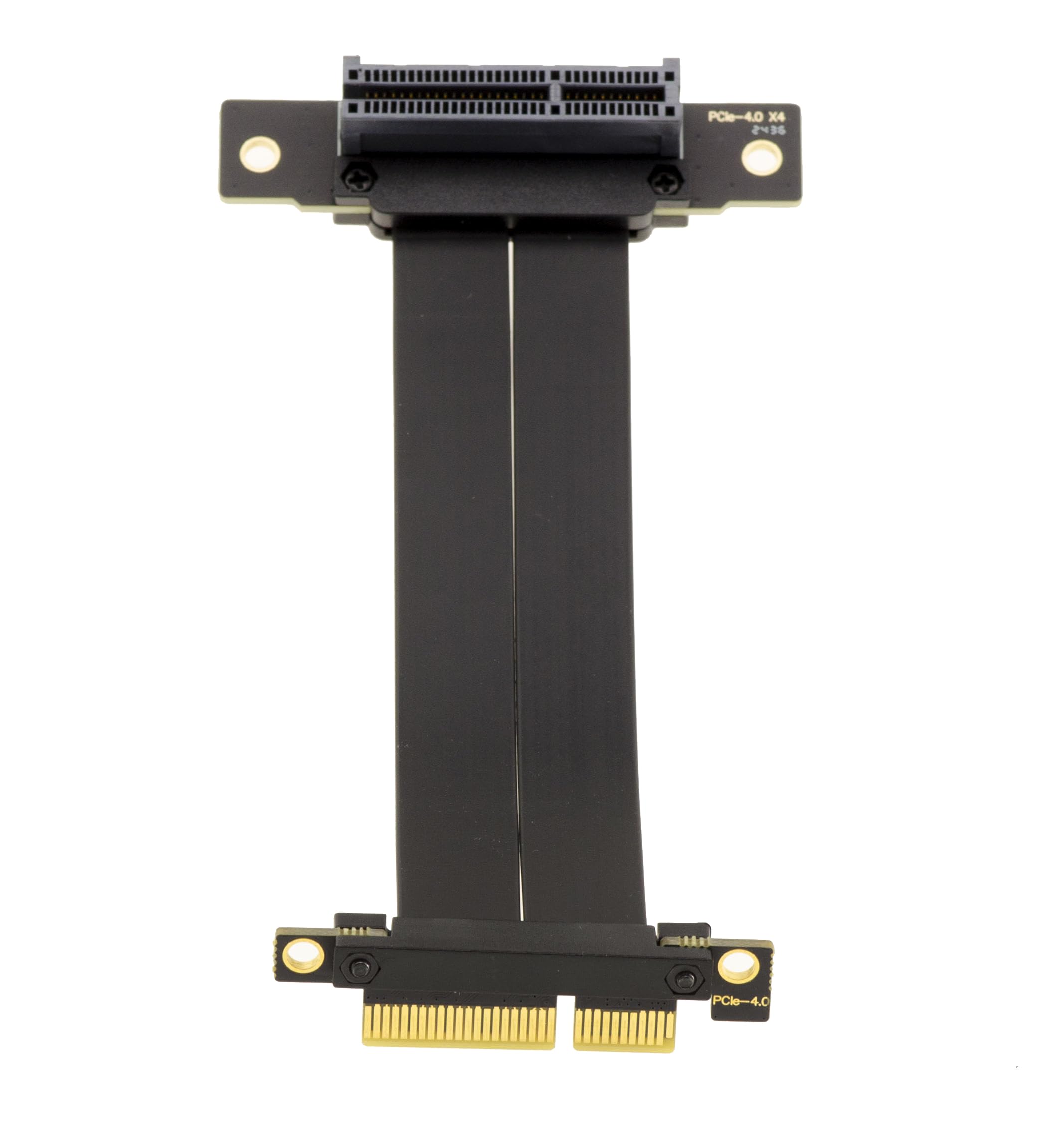 KALEA-INFORMATIQUE Cavo a nastro di espansione PCI Express Gen 4.0, una porta PCIe x4 maschio a una porta femmina, con larghezza di banda di 64 GT/s