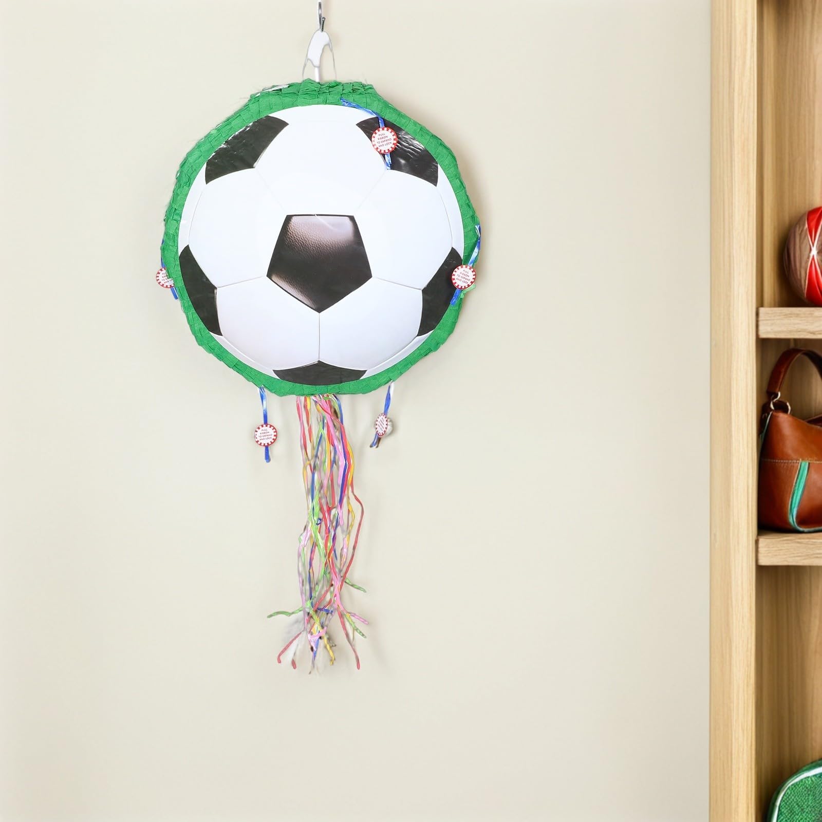 Piñata de Fútbol 1 Juego de Papel para Fiestas Infantiles