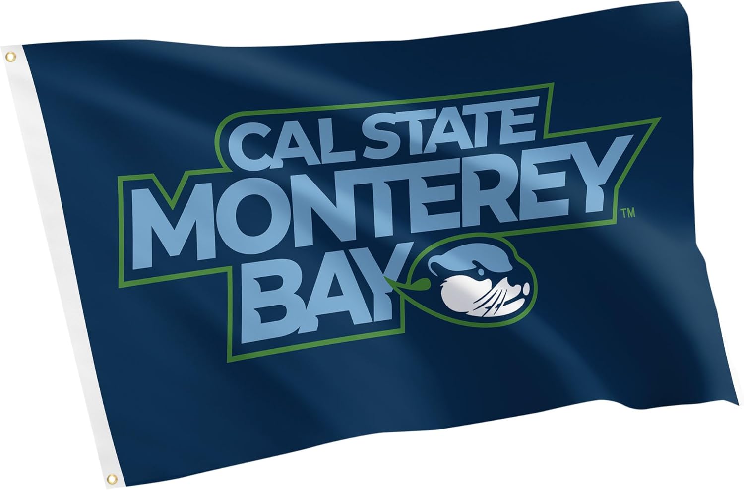 Desert Cactus California State University Monterey Bay CSUMB Flag - 3 x 5 Feet Otters Banner, Indoor/Outdoor Durable Fabric, 100% Polyester Design (Style B)