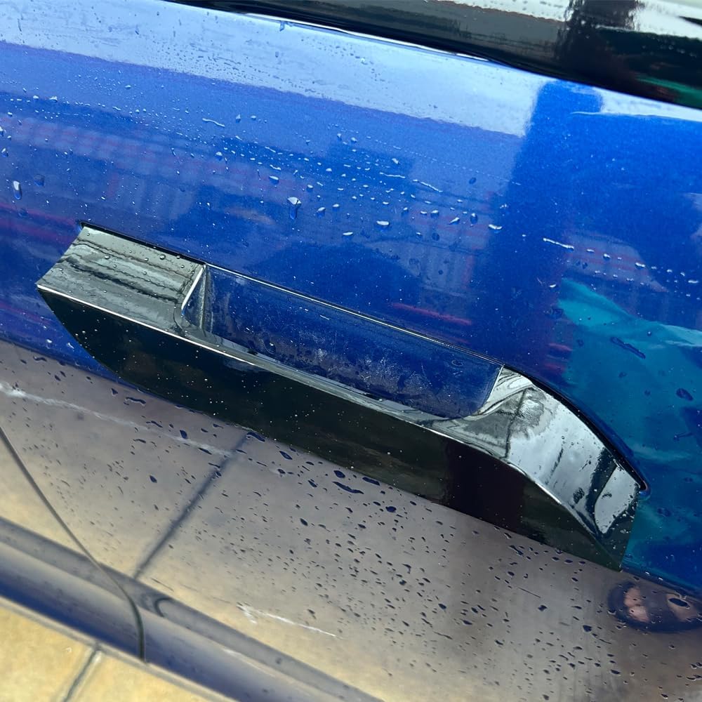 Window Trim Chrome Delete Blackout Overlay Pre-Cut Genuine Vinyl KK for Tesla Model S 2014-2020 Glossy Black Pattern