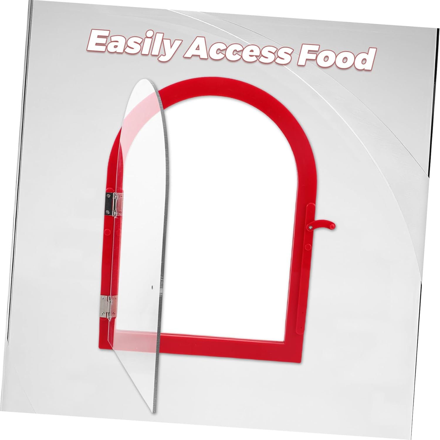 Outdoor Kitchen Cabinet Door Screen Acrylic Window for Bbq Replacement Showcase Access Food Trailer Accessory