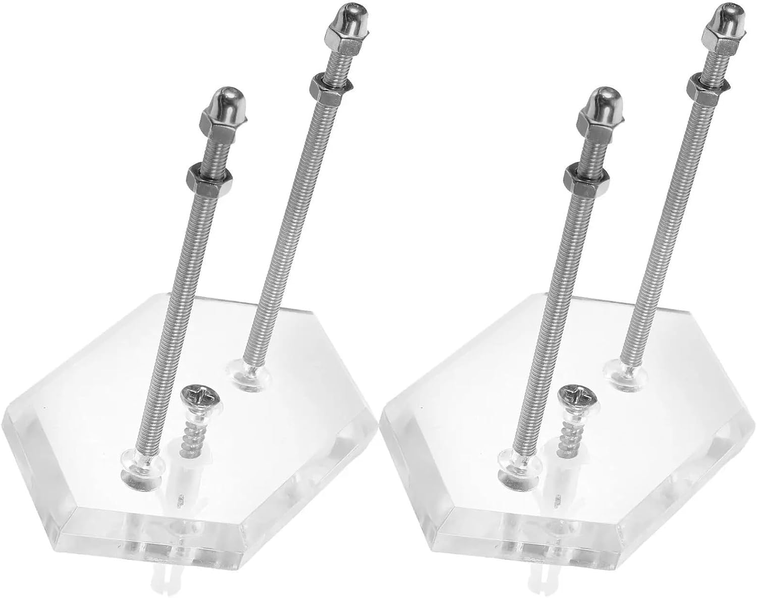 Skate Board Wall Mounts 6Pcs Wall Mounted Skateboard Hanger Storage Acrylic Display Holder