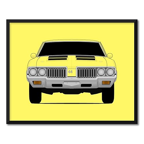 Miniatura 1 de CUSTOMIZABLE COLOR Oldsmobile 442 W30 (1969-1972) Inspired Poster Print Wall Art Decor Handmade (Unframed)