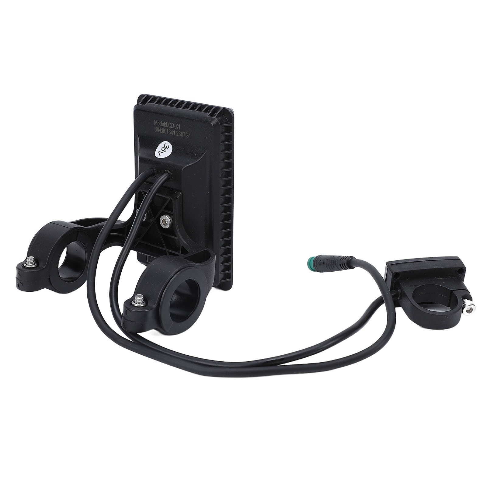 Generic Display LCD per Misuratore di velocità per Scooter per Bici Elettrica Connettore Universale 5P Letture di velocità in Tempo Reale per Pendolari e Ciclisti Amatoriali Materiale ABS