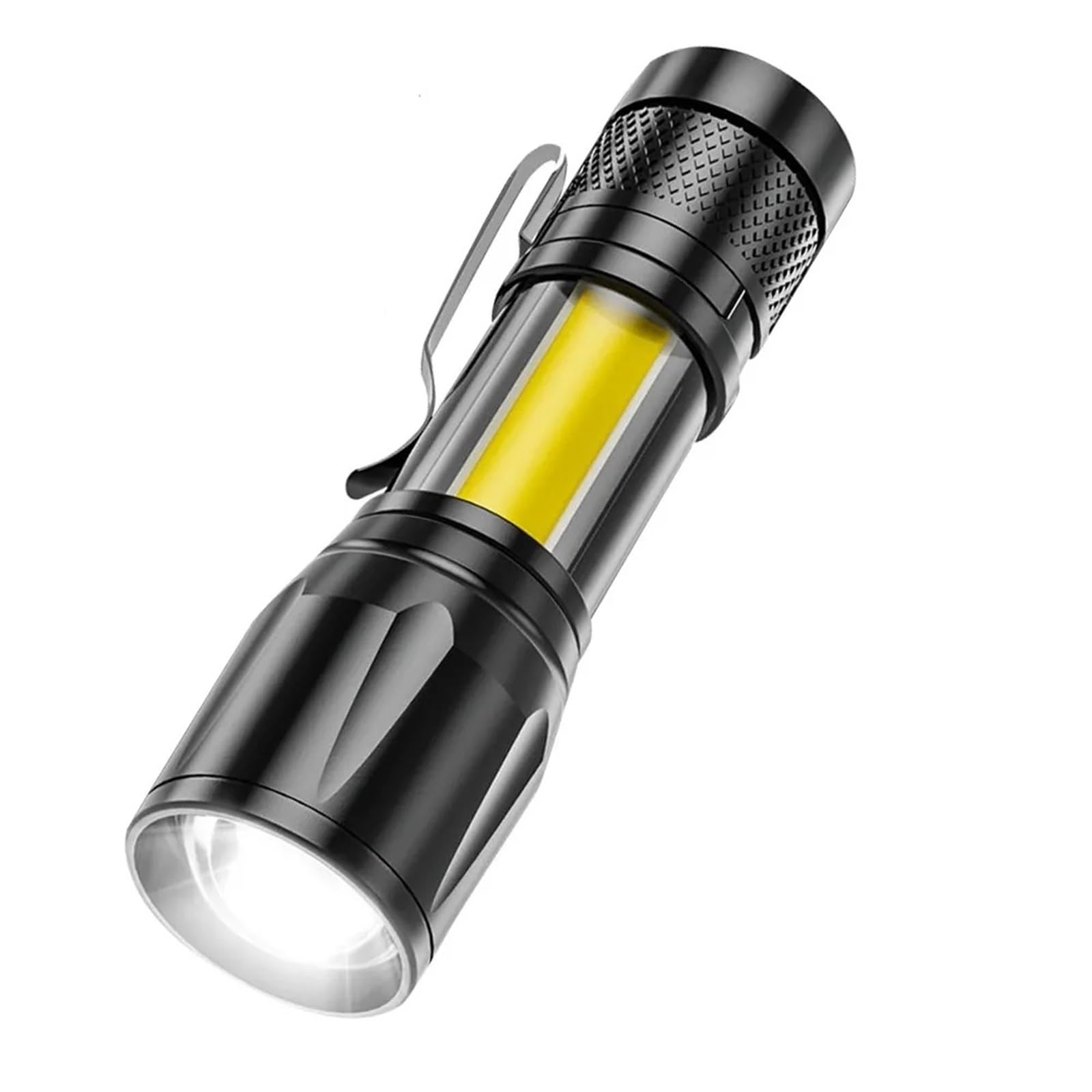 Rechargeable Torch, Portable Zoomable LED Flashlight USB Rechargeable Mini Torch Lantern Emergency Outdoor Camping Flashlights Flash Light Cob for Camping,Hiking