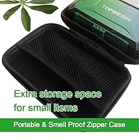 Vista 4 de Pocket Scale, 500g x 0.01g, Dual Powered, Precision Gram Jewelry Scale with Zipper Case, Digital Small Coin Scale, Large Backlight Display, 6