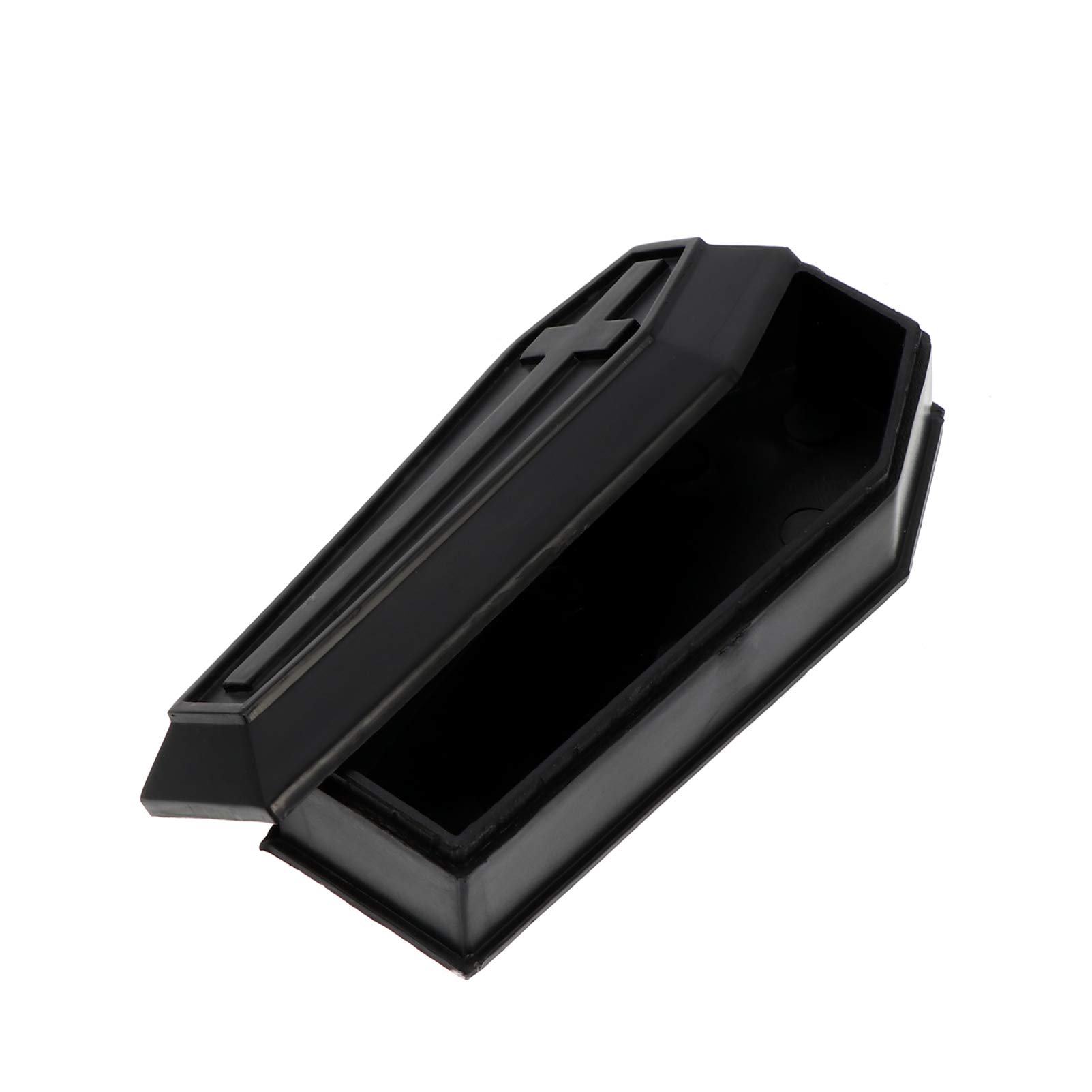 Coffin Decor Halloween Coffin Prop Plastic Fake Funeral Coffin Scary Halloween Decor Prank Prop