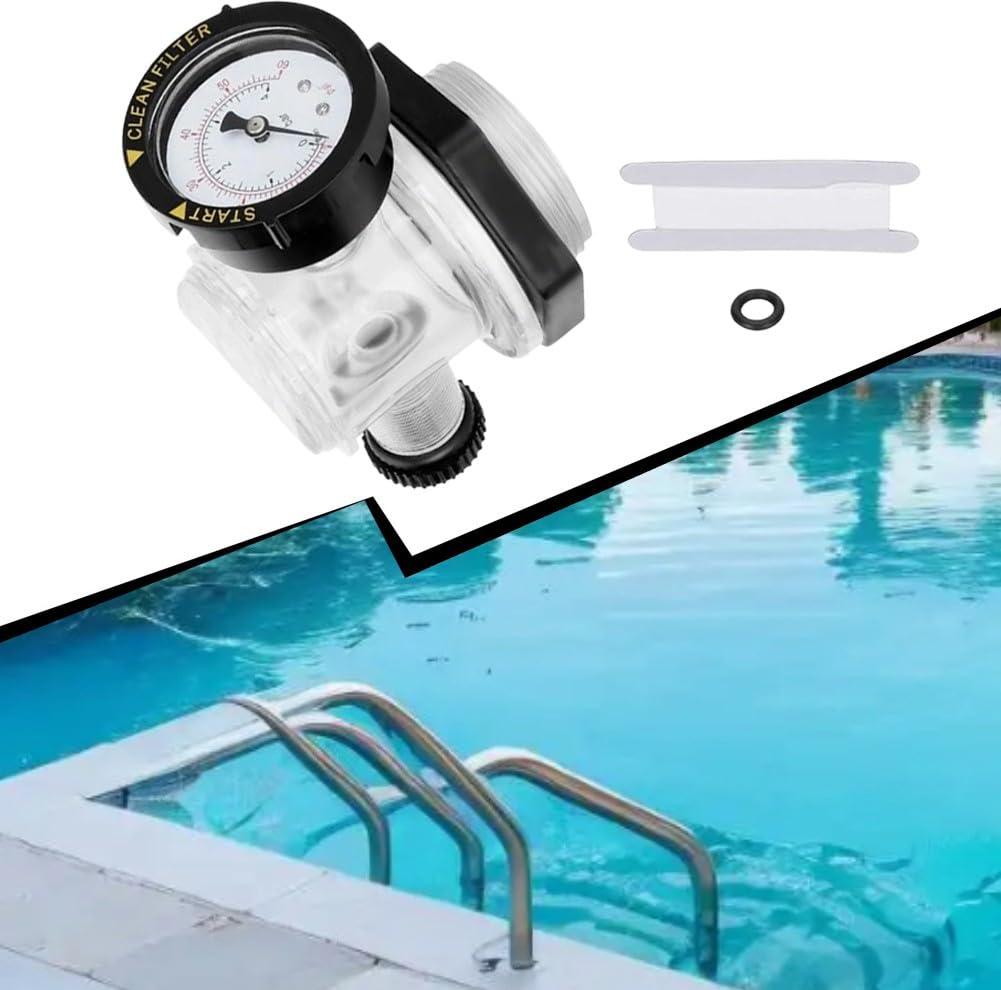 ReachMall Valvola di rilascio dell'aria manuale 273564Z con manometro per Pentair TR100C TR140C per triton II C-3 Filtri Pool Spa System