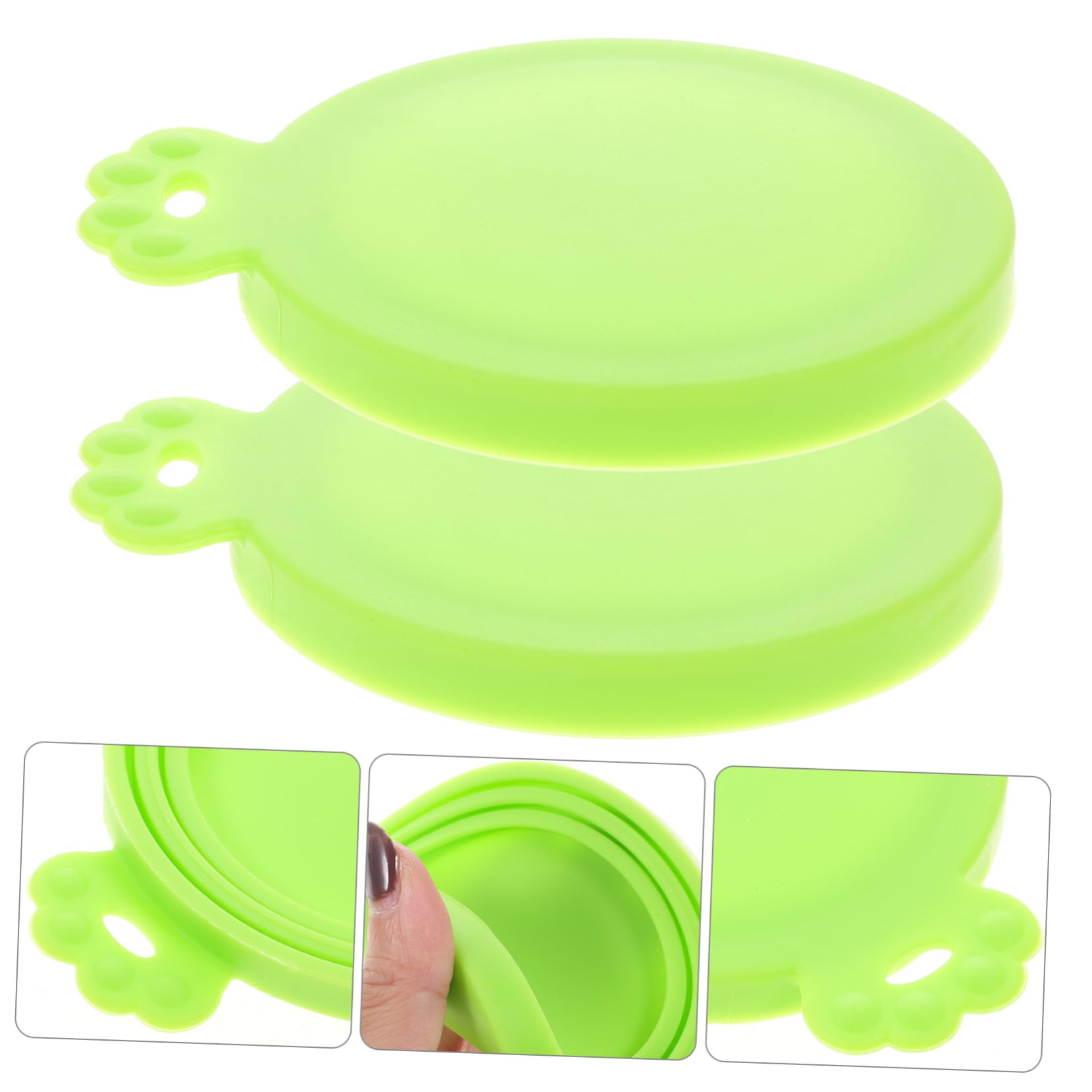 3pcs Silicone Lid for Cans Dog Can Lids Covers Dog Food Can Covers Lids Cat Food Can Cover Silicone Can Lids Silicone Can Cover Cat Food Cover Can Covers for Pet Food Cans