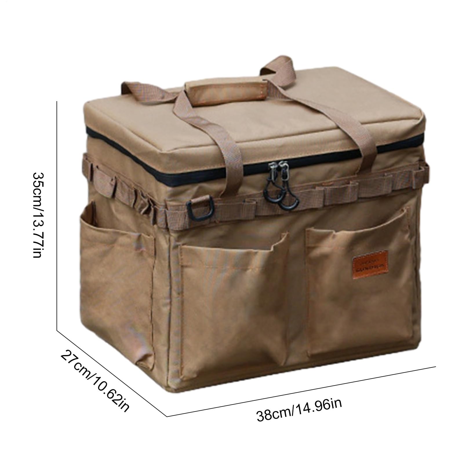 Campeggio,Attrezzatura Impermeabile per Esterno con Ganci,Da Viaggio per Esterno Trasportabile | per Caccia Escursionismo Zaino Zaino Picnic Strumenti Stoviglie Set Da Tè