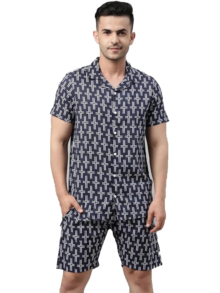 Creative Digital Men’s Night Suit for Men Casual Wear Loungewear
