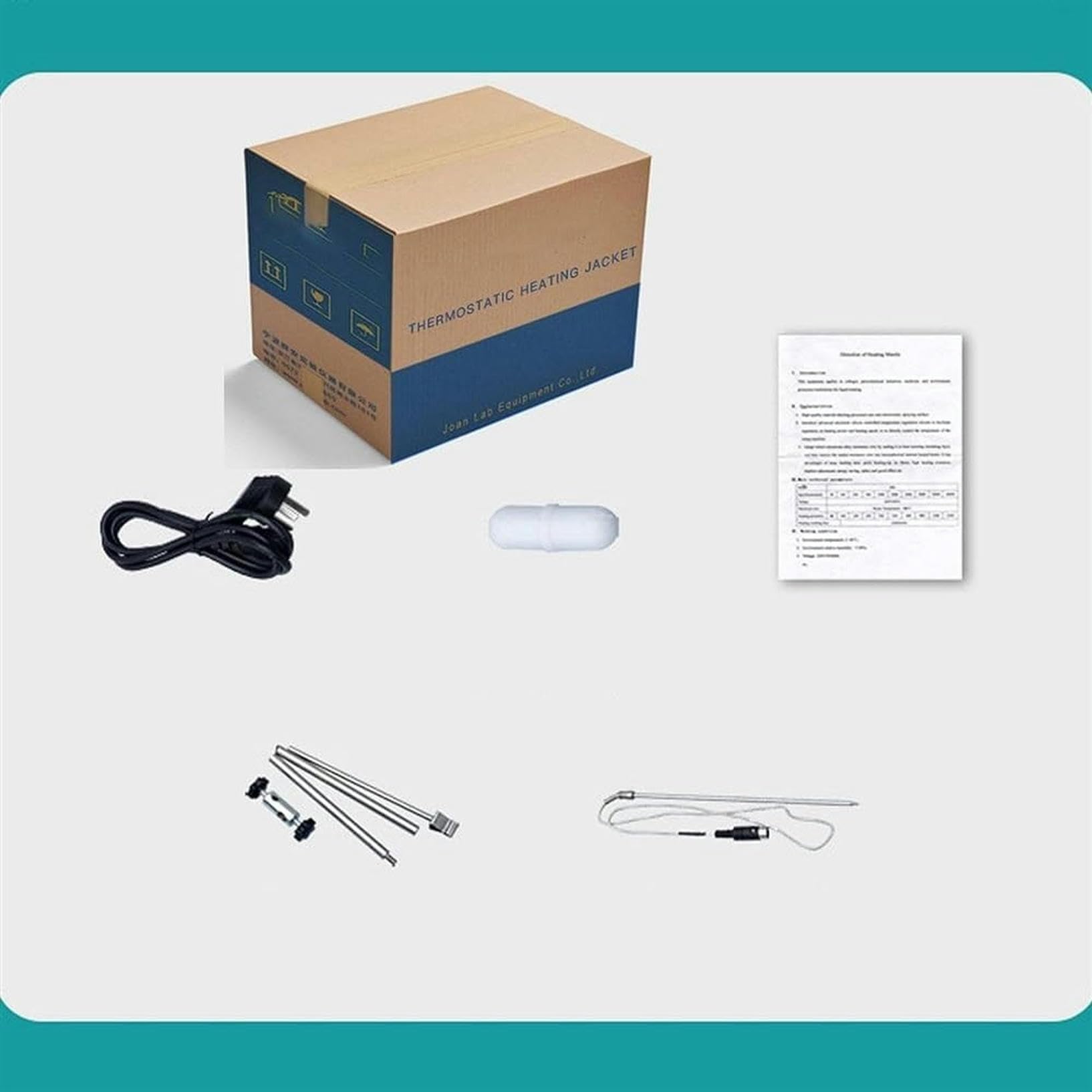 Manto calefactor con agitador magnético, Pantalla digital inteligente/Velocidad de agitación ajustable, Manto calefactor con control de temperatura Kit de manto calefactor con agitador magnético ( Col