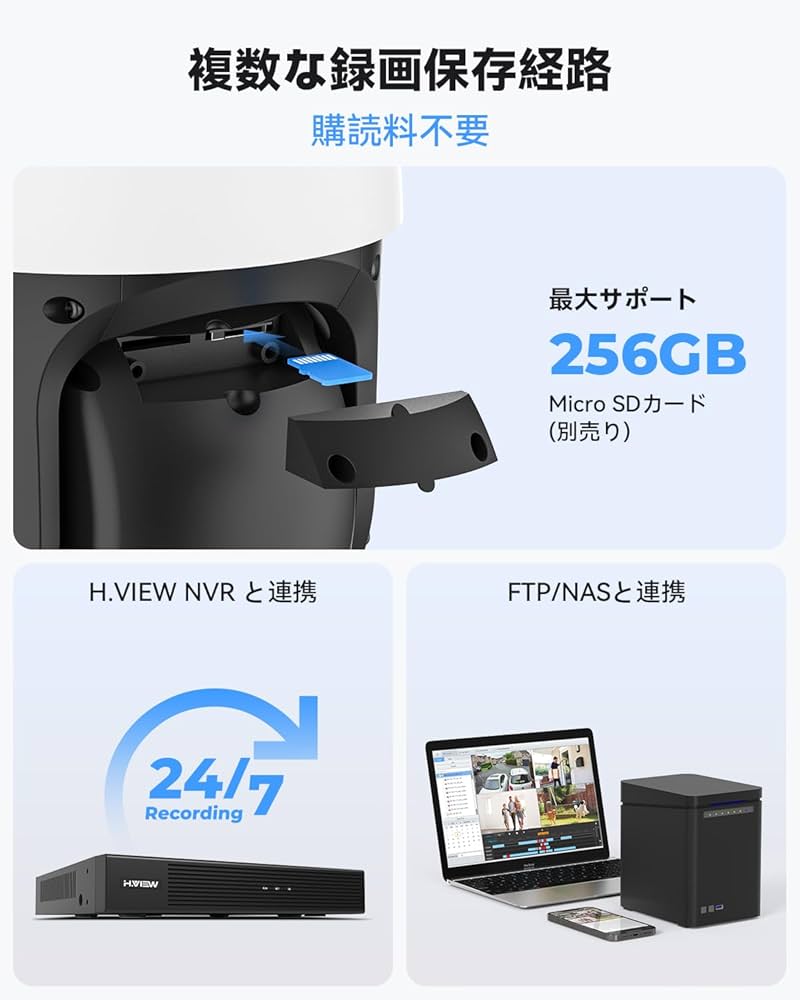 H.View PTZ防犯カメラ 18X光学ズーム 赤外線 500万画素 POE Amazon.co.jp: H.View PTZ防犯カメラ 18X光学ズーム 赤外線 防犯
