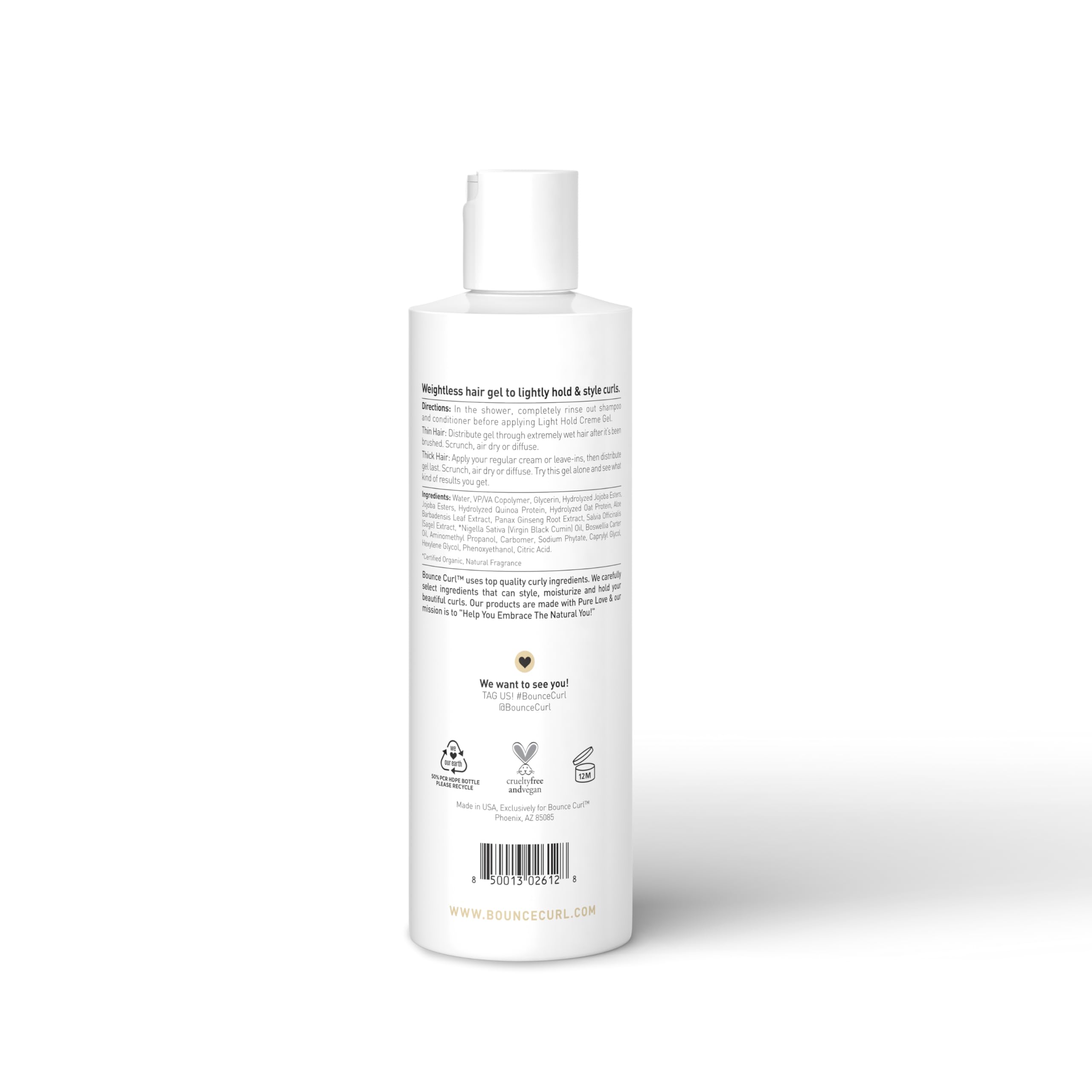 Bounce Curl Light Hold Creme Gel for All Curl Types