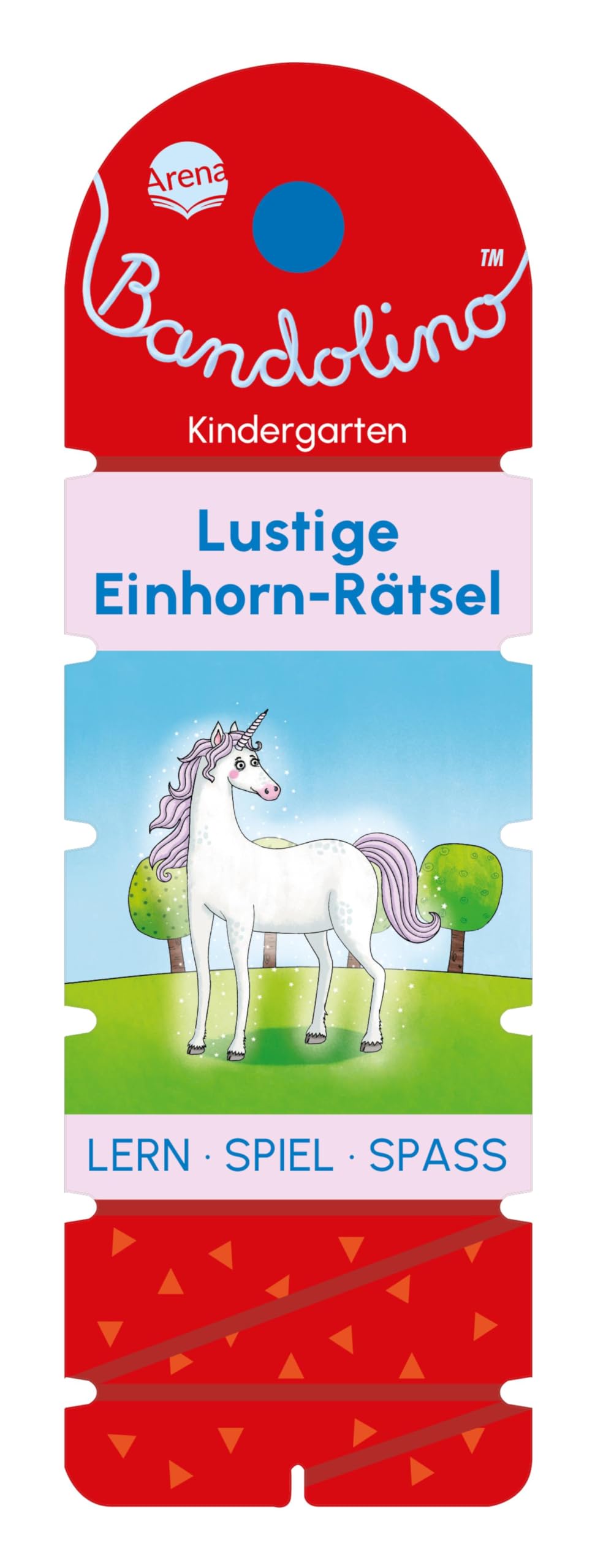Bandolino. Lustige Einhorn-Rätsel: Lernspiel mit Lösungskontrolle für Kinder ab 4 Jahren