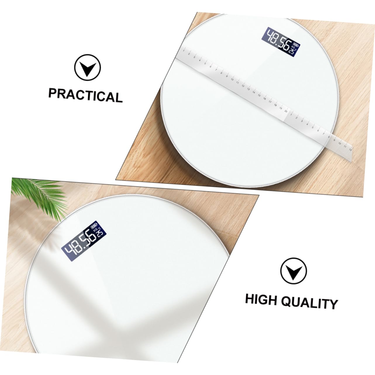 Báscula De Peso Corporal De Precisión Báscula De Salud Duradera Vidrio Templado Abs