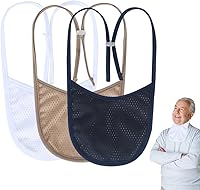 Vista 14 de Cubierta para estoma de cuello para traqueotomía (azul marino, 5 piezas, pequeño)