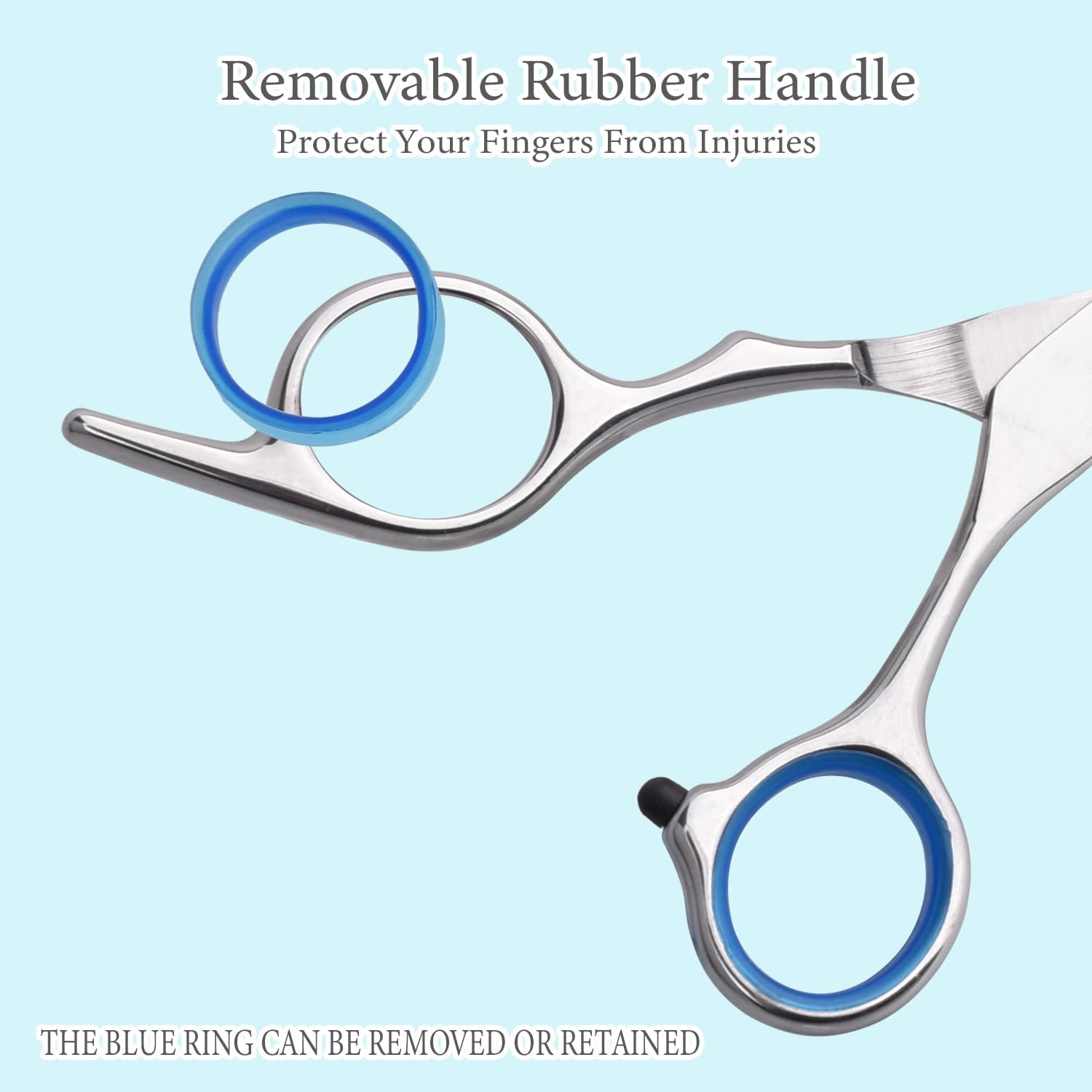 Stainless Steel Hair Cutting Scissors Professional Home Barber Clippers for Hairdresser Salons for Men and Women