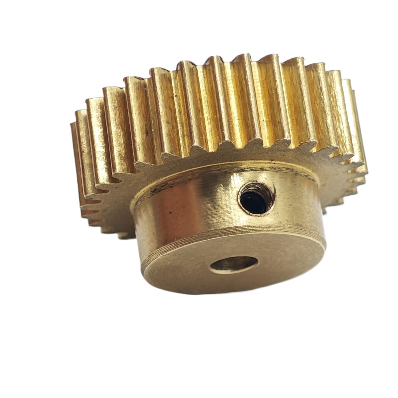 88 Teeth Copper Spur Gear 0.6 Module Straight Teeth Gear with Step 54mm Diameter 0.6M 88T Cylindrical Pinion Mechanical(10mm bore)