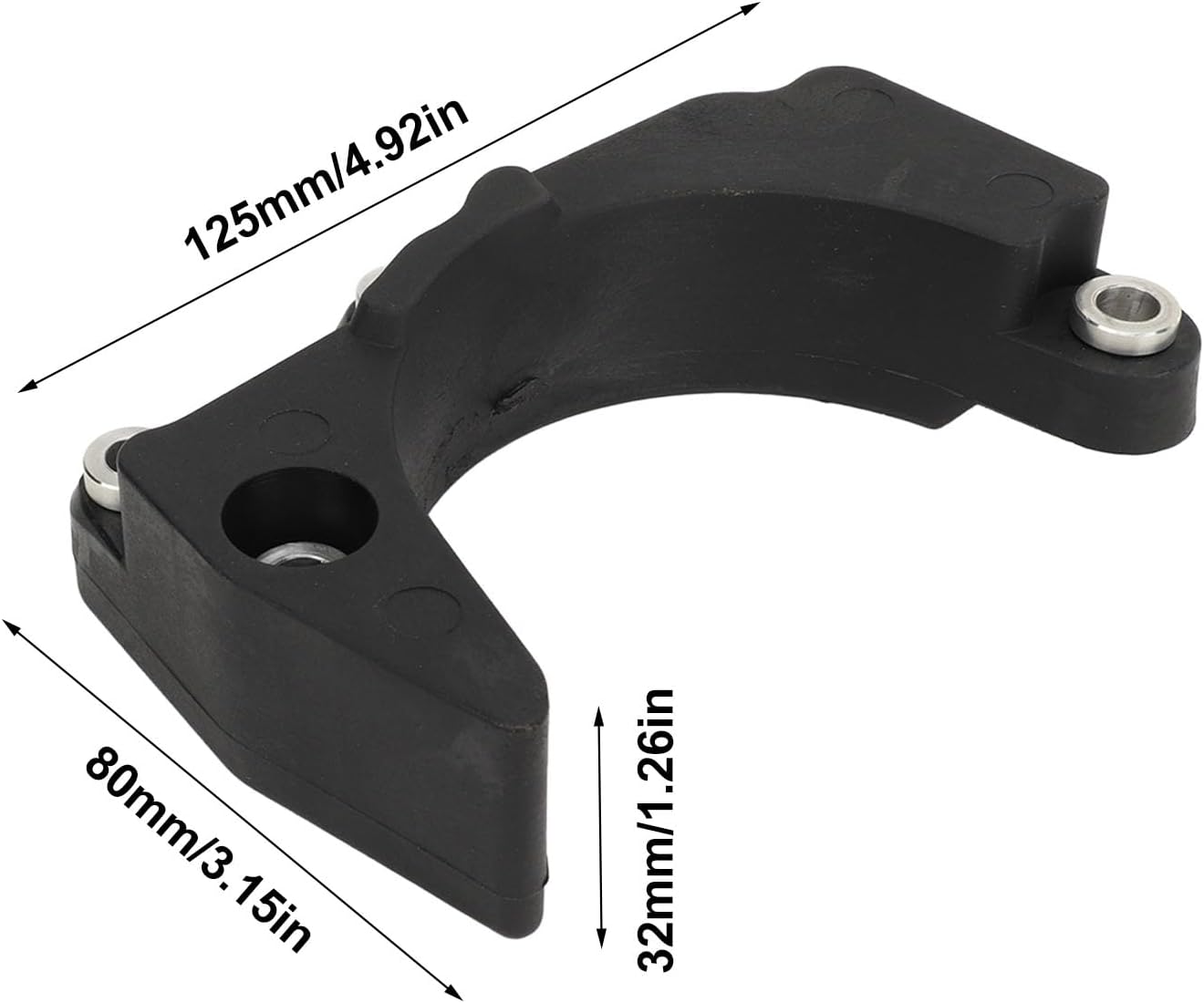ATV Case Saver Chain Guard Repair Kit, Metal High Strength Engine Protection Chain Guard Repair Kit for Predator 700 700R