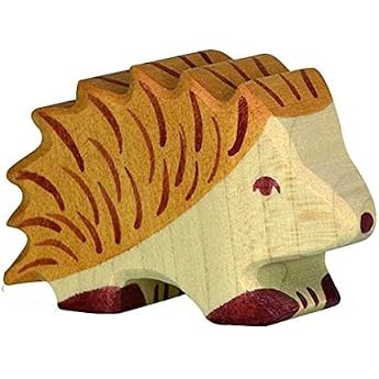 Holztiger 80125 Hedgehog Approx. 6 x 2.3 x 4 cm