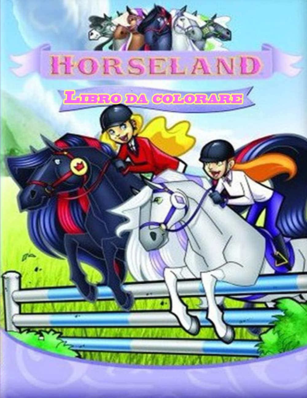 Horseland libro da colorare