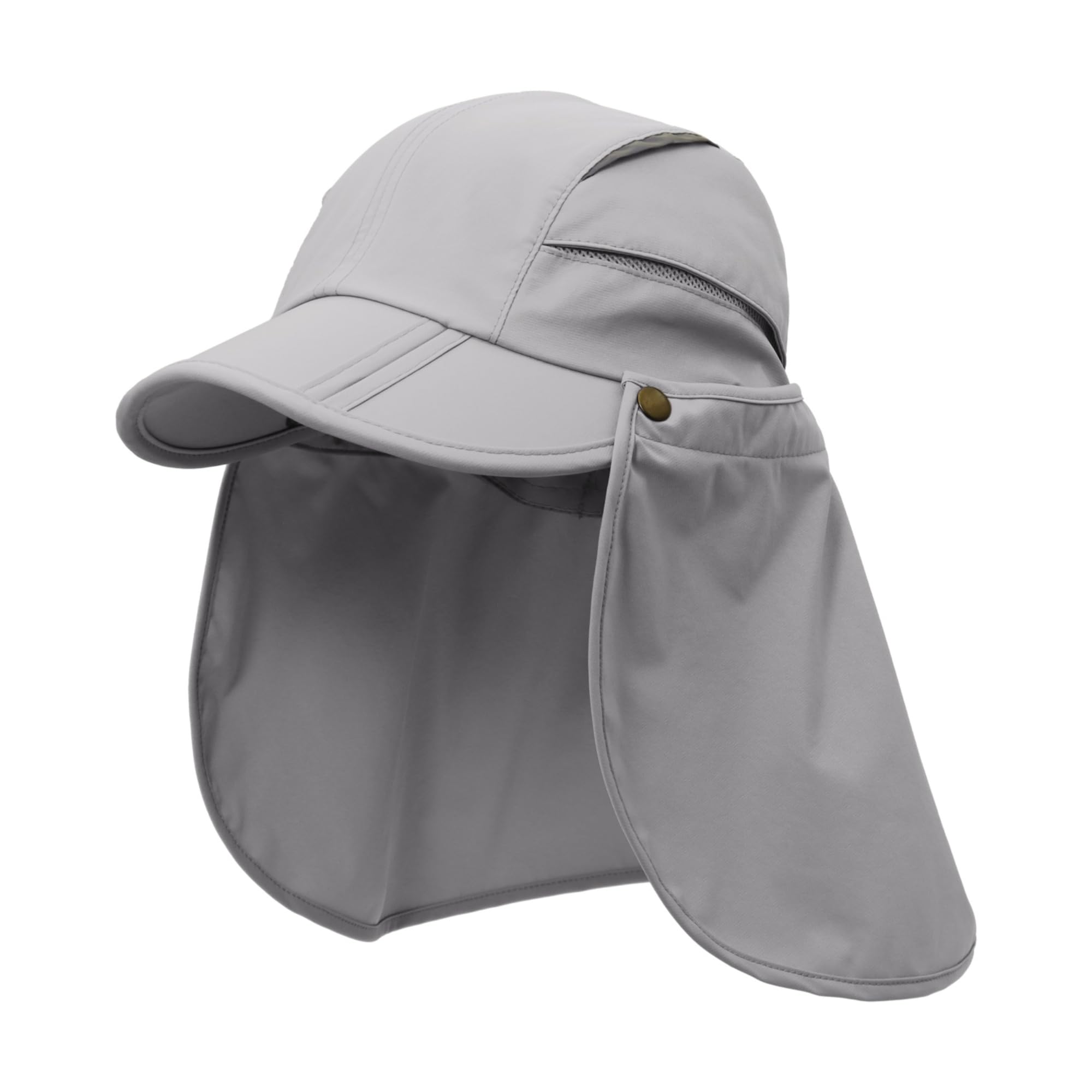 Men Women Safari Fishing Sun Cap with Removable Neck Flap UPF 50+ UV Protection Quick Dry Breathable Hats