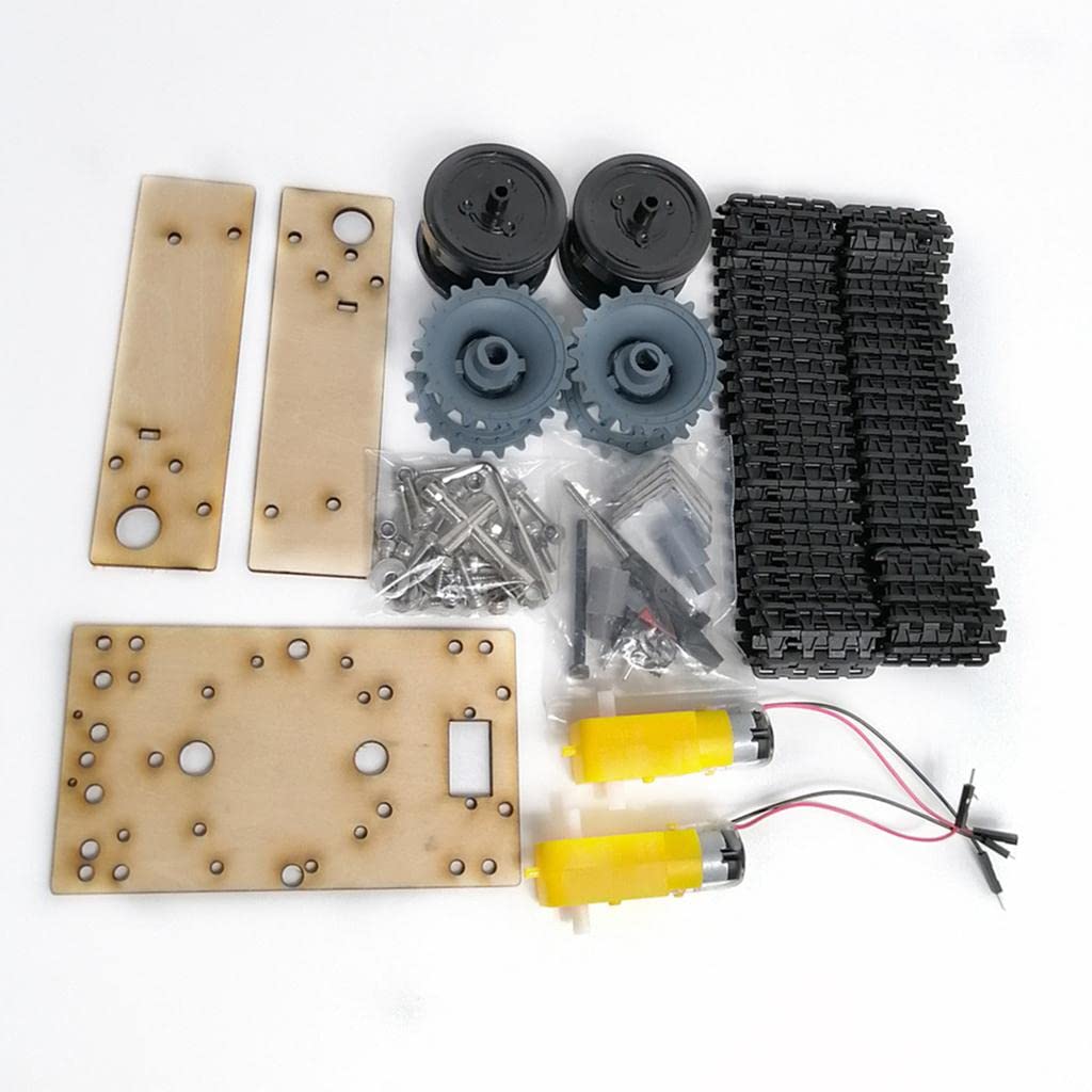 Robot Tanque Chasis Crawler Automóvil Metálico Kit DIY con de Plástico de Alta Elasticidad Adecuado para de Robótica Laboratorios