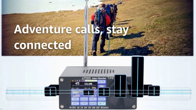 Amazon.com: Fockety ATS 25max Full Band Radio Receiver, FM (MW SW