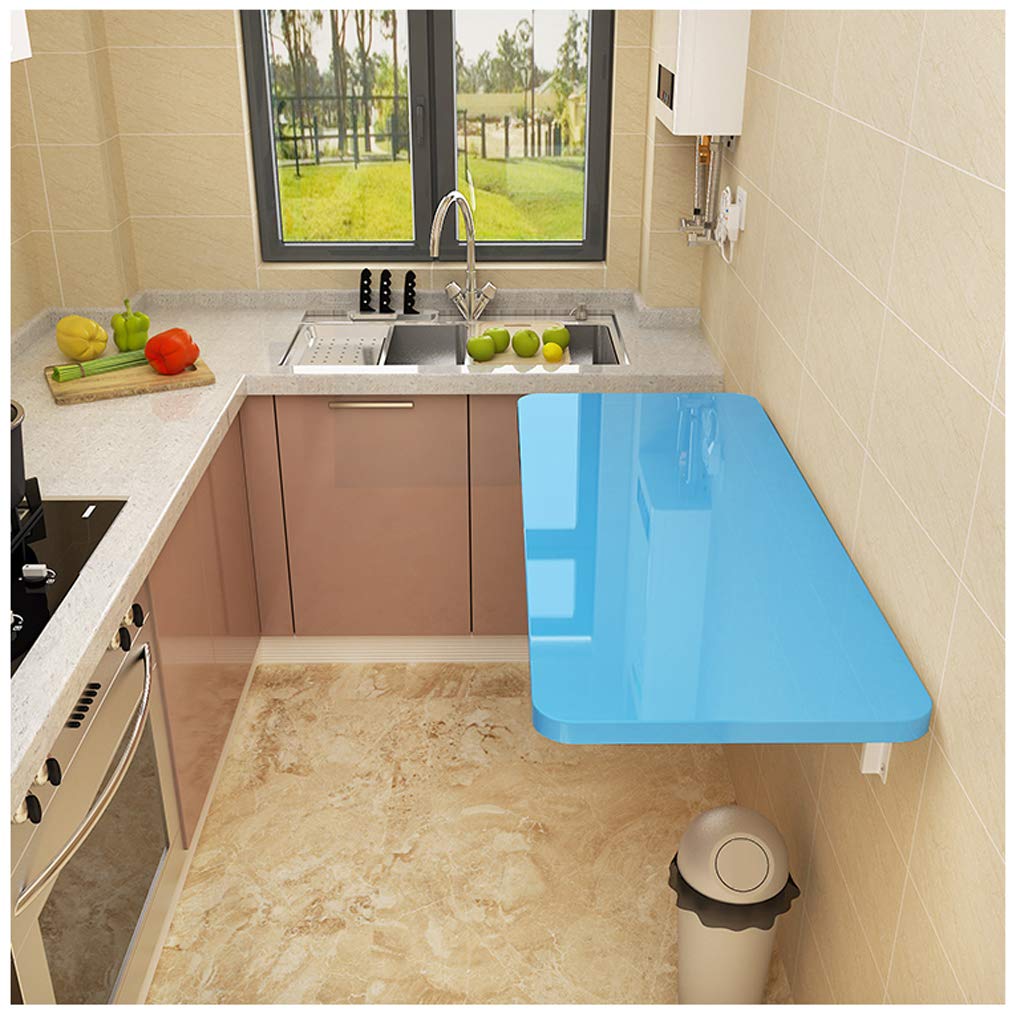 Table murale pliante peu encombrante et bureau flottant pour ordinateur