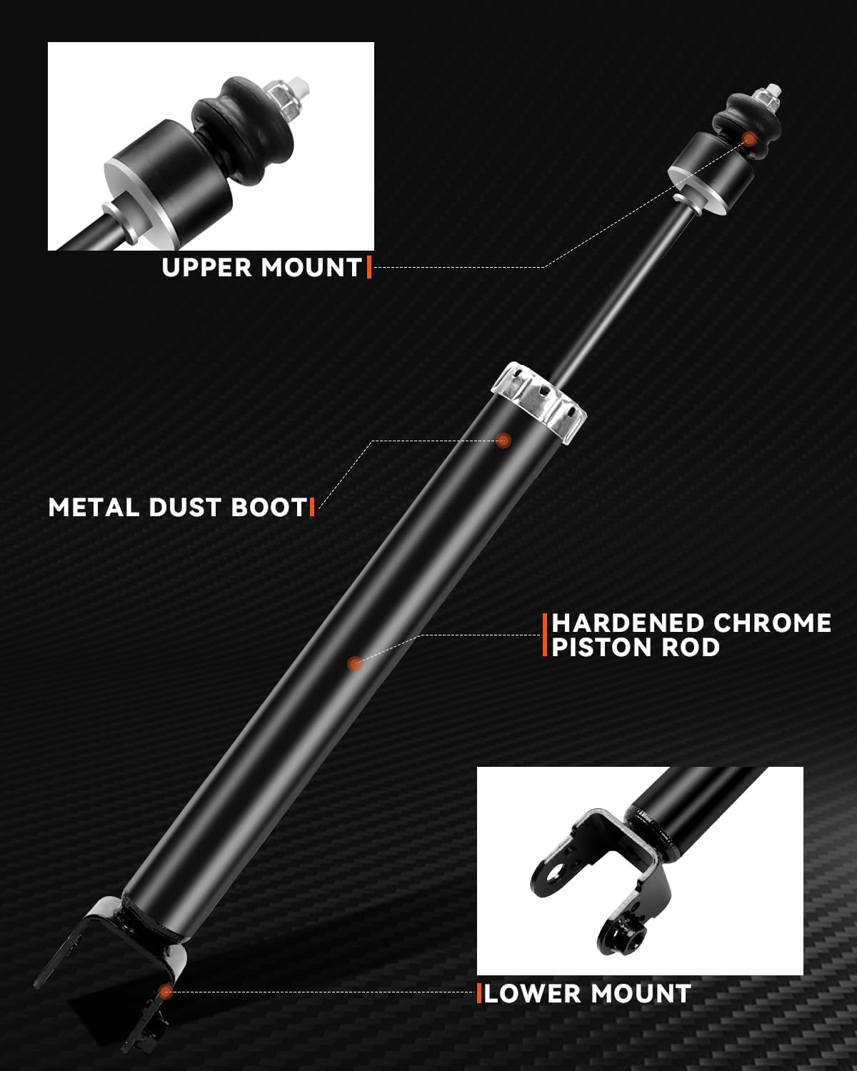 Rear 2PCS Strut Assembly for 2007-2018 Altima Shock Absorber Rear Replace 5637 349075